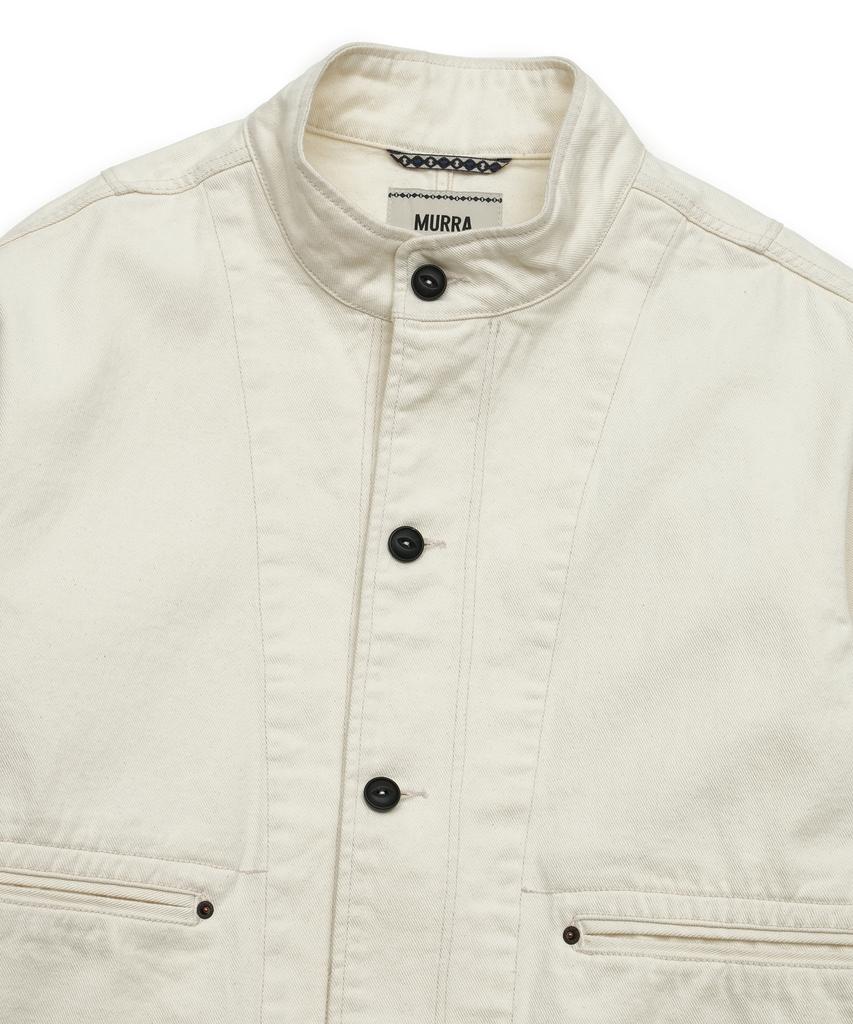 Murra Salt Denim Blouson _ Cream