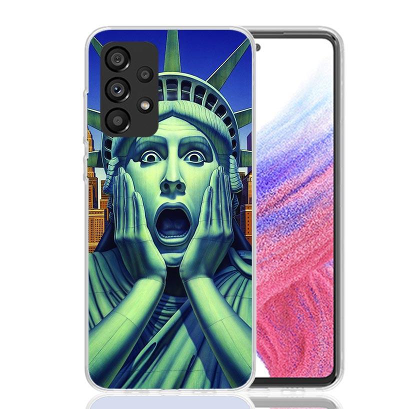NYC New York City Phone Case For Samsung Galaxy A13 A14 A15 A16 A53 A54 A55 A56 A33 A34 A35 A36 A23 A24 A25 A26 A05S A04S A73 A1