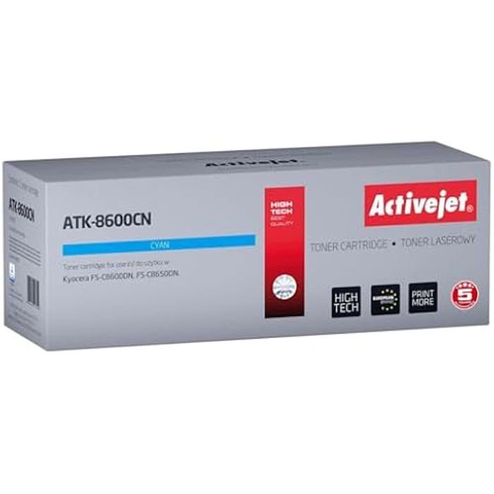 Toner Activejet ATK-8600CN - Reemplazo Para Kyocera TK-8600C - Cyan - 20000 Pages