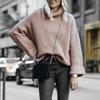 Women S High Neck Loose Knit Sweater For Autumn Winter