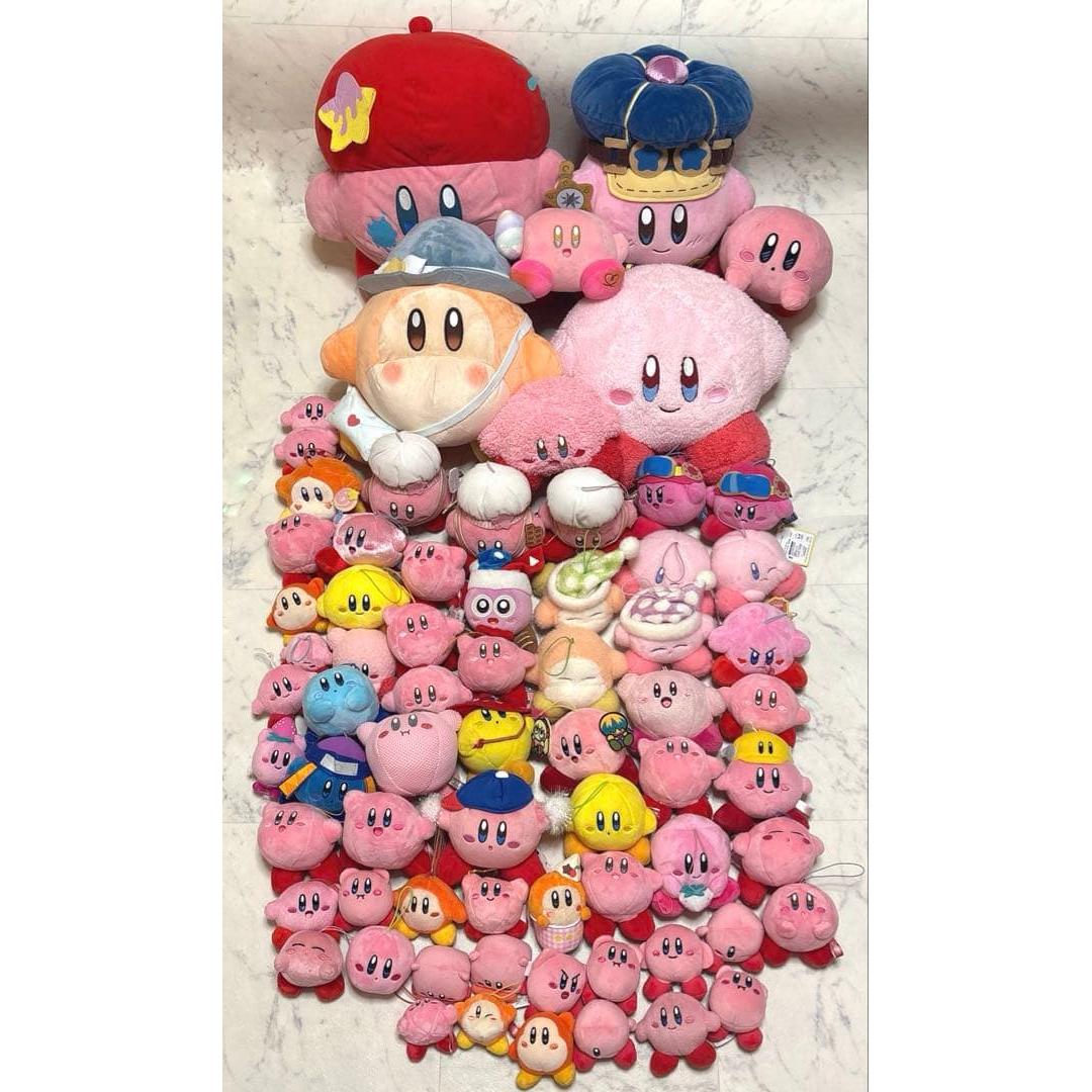 rare! Kirby the Star Plush Toy Mascot in large quantities!! Bulk sale