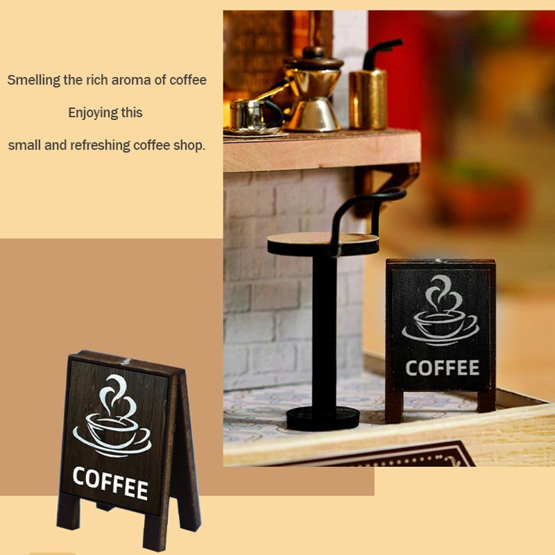 Mini Miniature Doll House DIY Small House Kit Making Room Toys Home Bedroom Decorations With Furniture Wooden Craft DollHouses