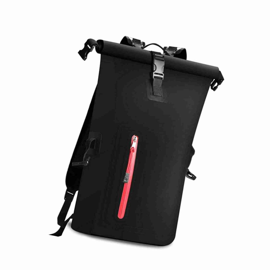 Water Resistant Sports Backpack Wet and Dry Large Capacity Portable Dry Bag for Swimming Rafting Fishing