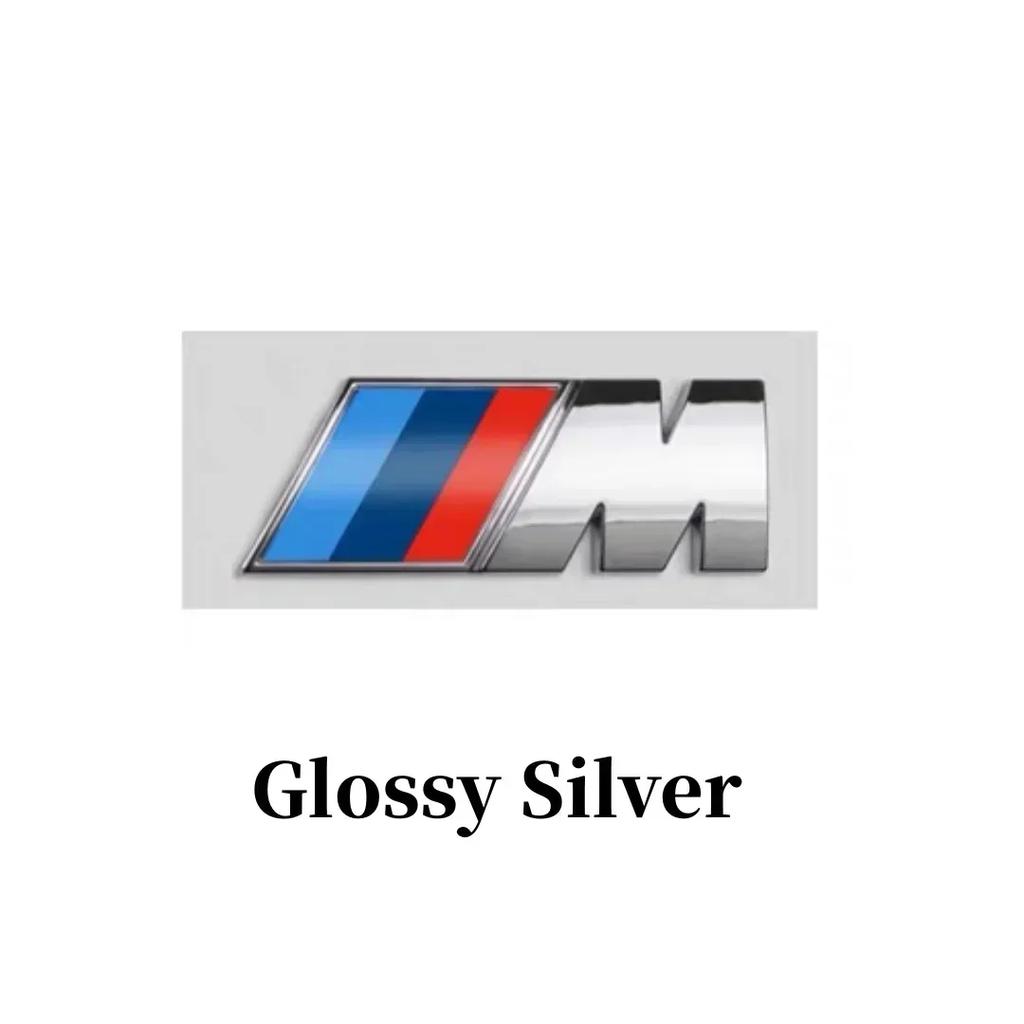 3D ABS M Logo Car Body Side Badge Body Rear Trunk Decor Sticker Car Modification Accessorie For All BMW M Power X1 X3 X5 X7 E71 Cyfp80