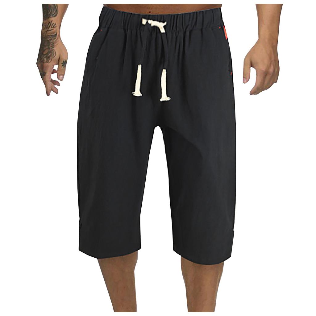 Men Home Outdoor Fashion Casual Basic Loose Breathable Quick-drying Pants