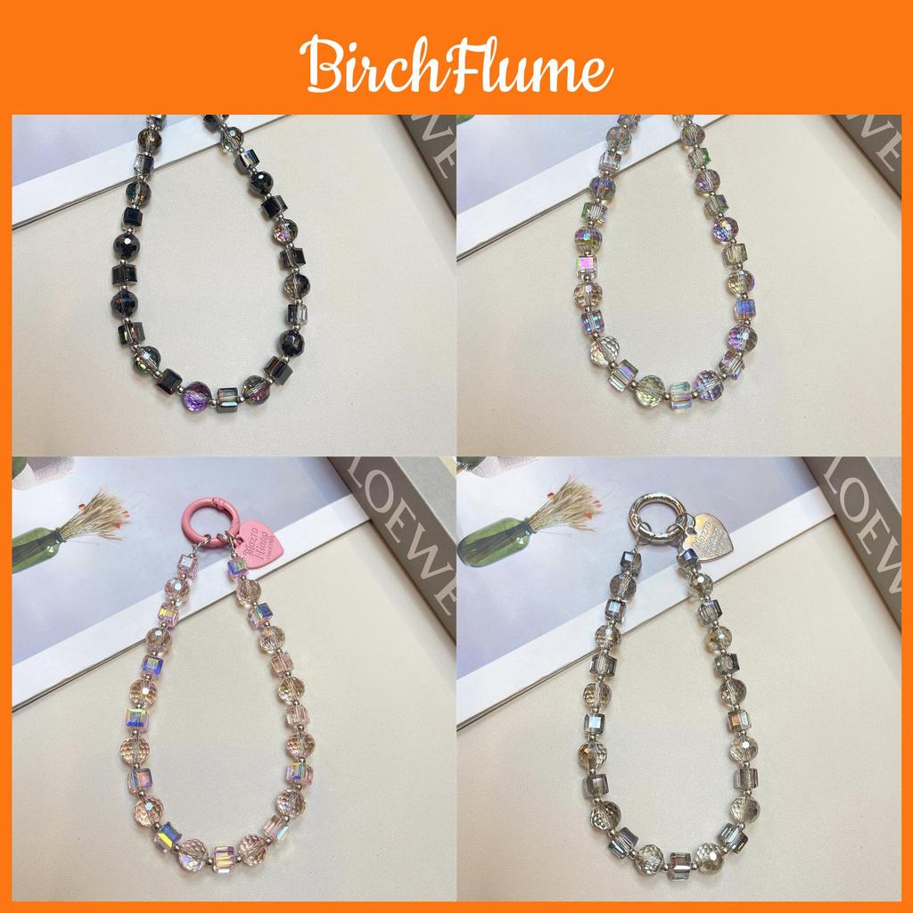 Fashion Heart Pendant Pvc Phone Chain With Crystal Charm For Women And Men