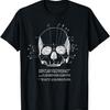 Medical Skeleton Skull Illustration In Punk Goth Graphic T-Shirt