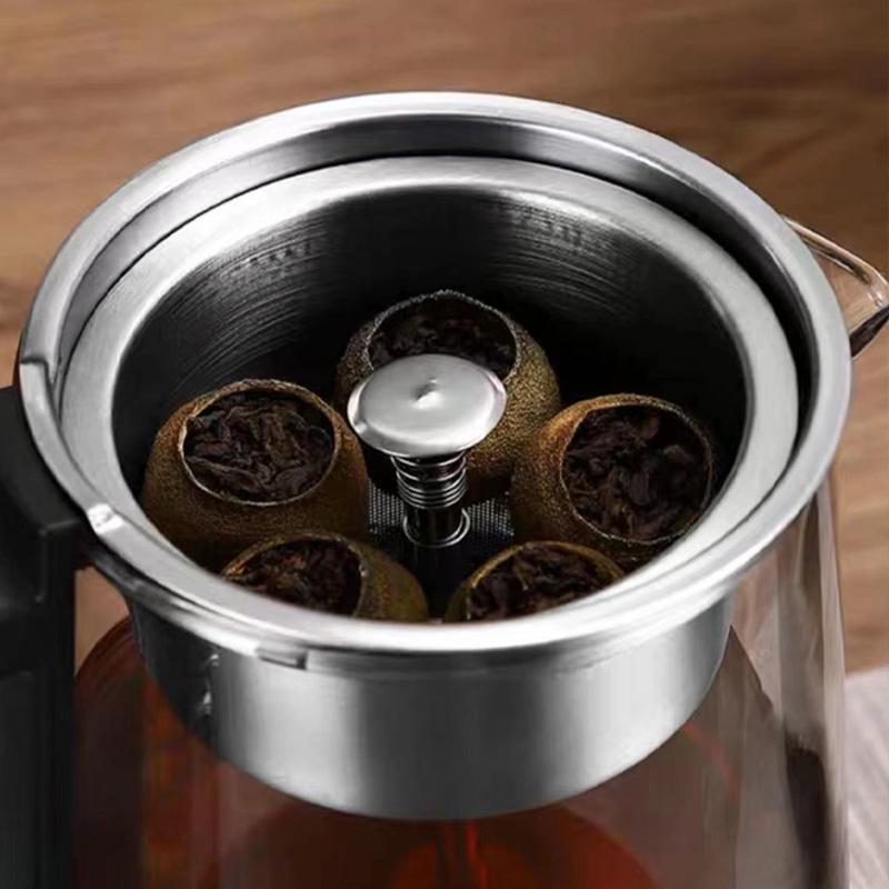 Automatischer Dampf-Sprüh-Teebereiter & Elektrischer Wasserkocher mit Hitzebeständigem Glas zum Aufbrühen & Kochen