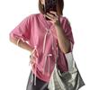 Summer New Design Three-dimensional Bow Decoration Versatile Mid-length T-shirt for Women
