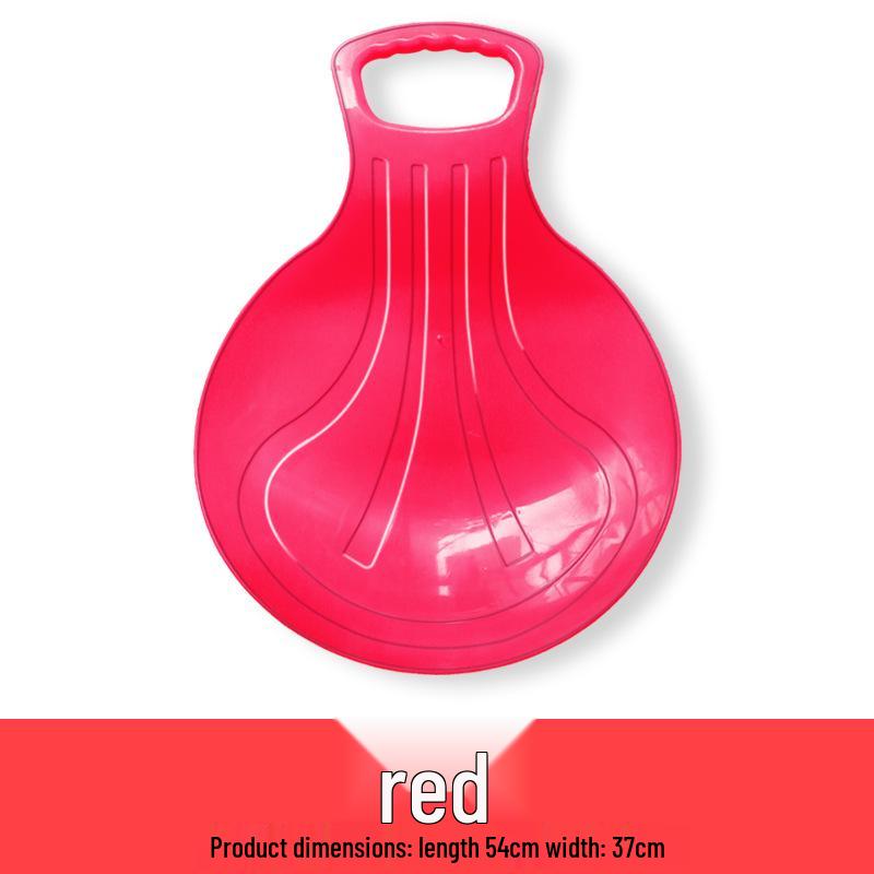 

Durable Textured Snow Sled for Kids - Thickened Round, Wear-Resistant for Snow, Sand, and Grass Sliding.