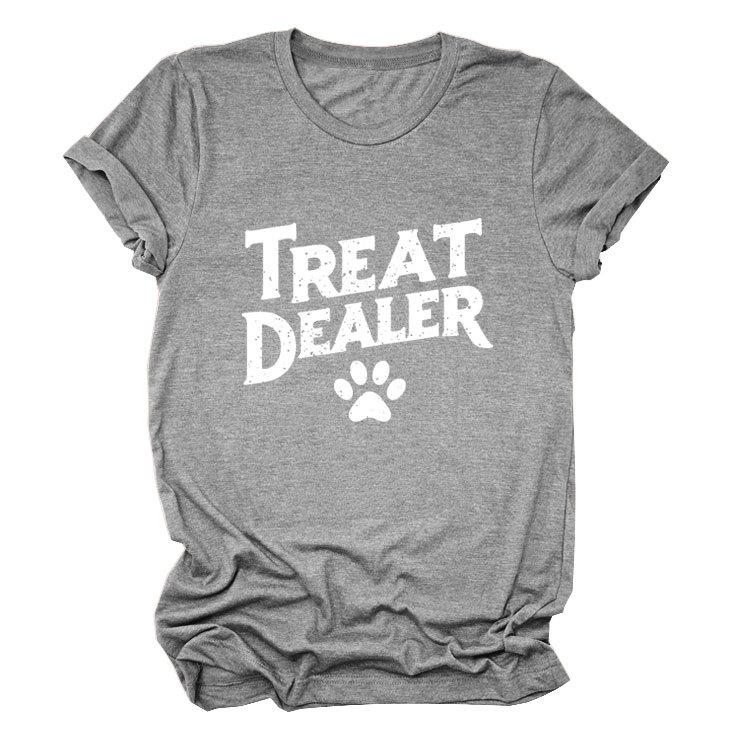 Temperament Casual Versatile Crew Neck Women's Short Sleeve T-Shirt