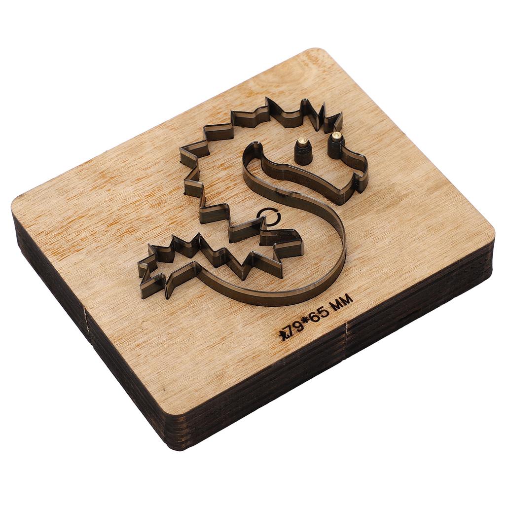 Drachenform Lederstanzform Hohe Härte Verschleißfestigkeit Schnelles Schneiden Lederstanzform Form