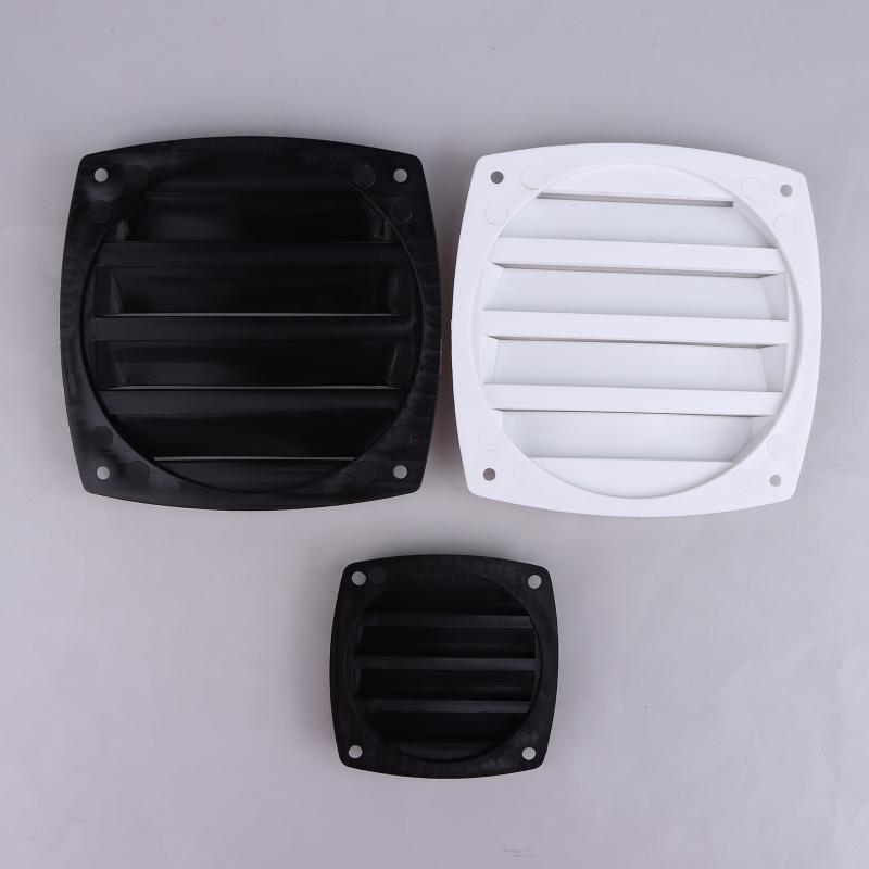 1Pcs Boat Louvered Vent Replace Square Air Vent Grill Ventilation Ducting Cover Outlet Vent For Marine Rv