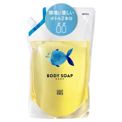 Mama Baby Body Soap Refill [Additive-Free, Organic, Sensitive Skin, Suitable for Parents and Children] 900mL
