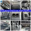 For Nissan X-Trail X Trail / Rogue T33  - 2025 Carbon Fiber Car Window Glass Lift / Gear Shift Box Cover Trim Accessories