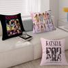 Kpop Style Hot Girl K-Katseye Pillow Cover For Bedroom Room And Living Room Sofa Decorative Cushion Cover