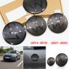 2pcs Front Rear Emblem For VW Polo 14~18 21~25 Modified Black Flat Mirror Logo Cover Stickers Accessories Extra Pro Plus Value