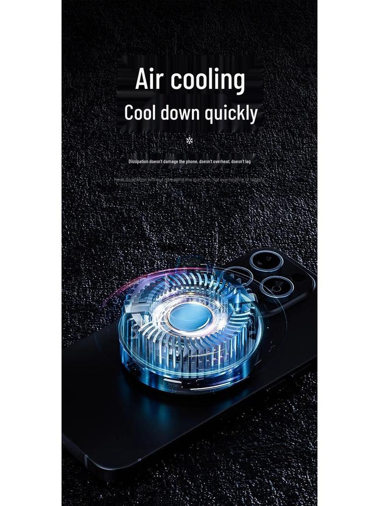Magnetic Wireless Charging Stand with Cooling and Fast Charge for Car Air Vent Navigation