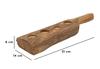 Candle Holder Teak Cm 51X14X6