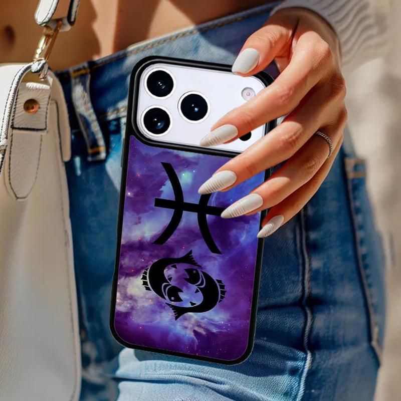 Virgo Star Sign Phone Case For iPhone 17 Air 14 15 13 12 Max Cover For Apple 16e 11 Pro Max Plus Coque