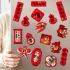 8Pcs/set Creative New Year Magnetic Sticker Cartoon 2026 Chinese Style Refrigerator Magnets Traditional Chinese