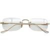 Ultra-Light Unisex Rimless Myopia Glasses - Color-Changing, Anti-Blue Light Lenses, High-Quality Design