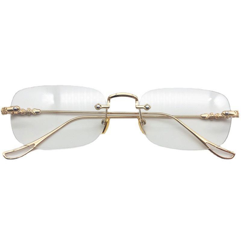 Ultra-Light Unisex Rimless Myopia Glasses - Color-Changing, Anti-Blue Light Lenses, High-Quality Design