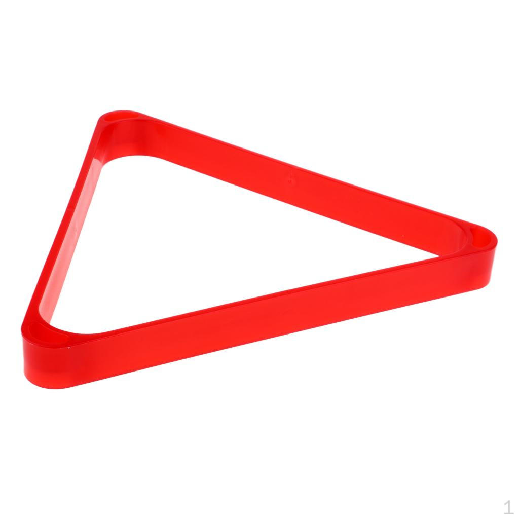 Pool Triangle Rack Billiard Snooker Accessories White