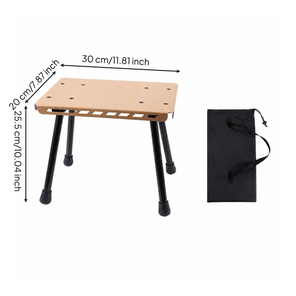 Folding Outdoor Table-Stool Sturdy for Picnics