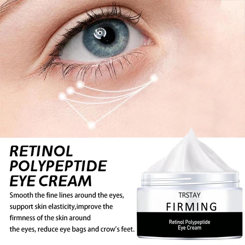 Retinolový peptidový oční krém, vyživující oční pokožku, antioxidační, hydratační a ochranný oční krém
