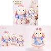Plush Rabbit Toy With Long Ears And Dress For Kids Gift