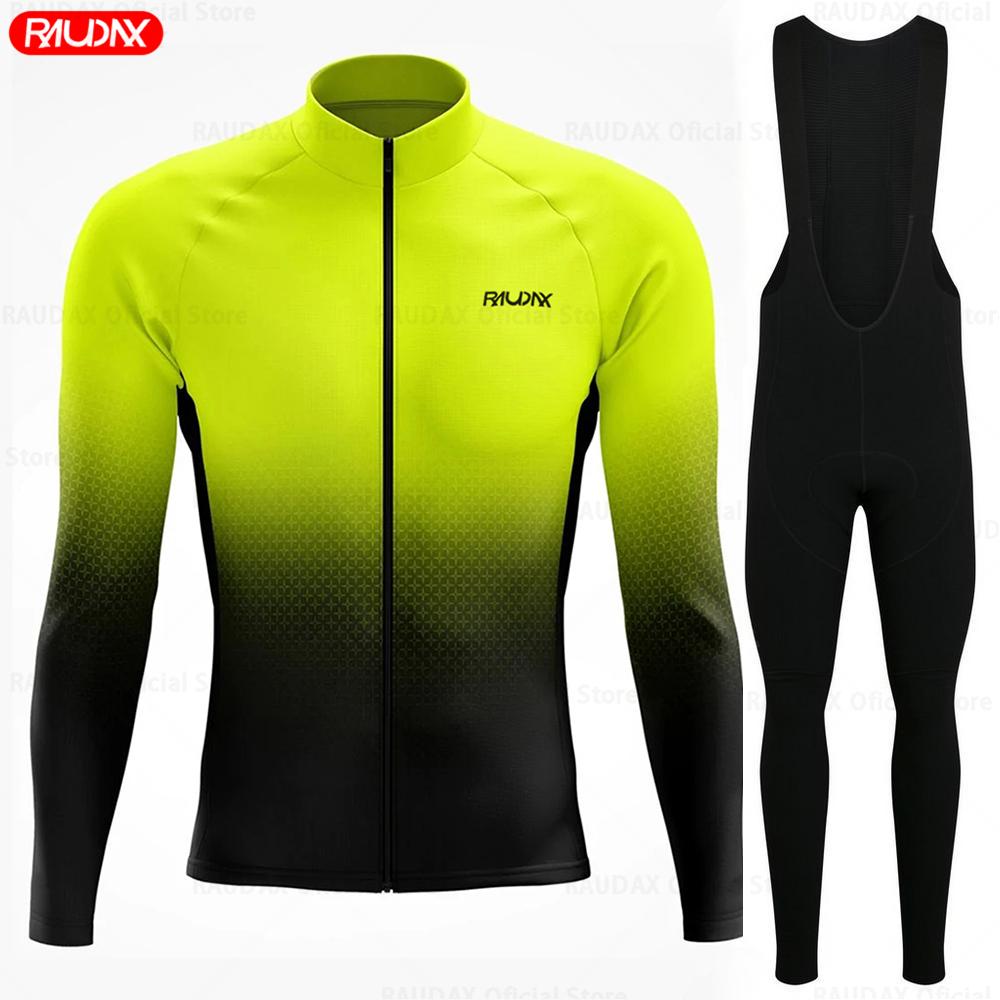2026 Summer Breathable Cycling Suit Raudax Spring and Autumn Jersey Sets Men's Clothes Mountain Road Bicycle Long Sleeve Roupa De Ciclismo Clothing