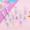 6Pcs Highlighter Pen Erasable Double-Ended Fluorescent Marker Pen Quick-Dry Non-Smudge Ink Pen for Notes And Study Revision Eye Protection