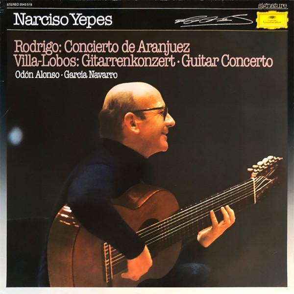 

LP Record RODRIGO, VILLA-LOBOS, ODÓN ALONSO, - Concierto De Aranjuez / Gitarrenkon 2543518 DEUTSCHE GRAMMO 1983 Germany Classical Used