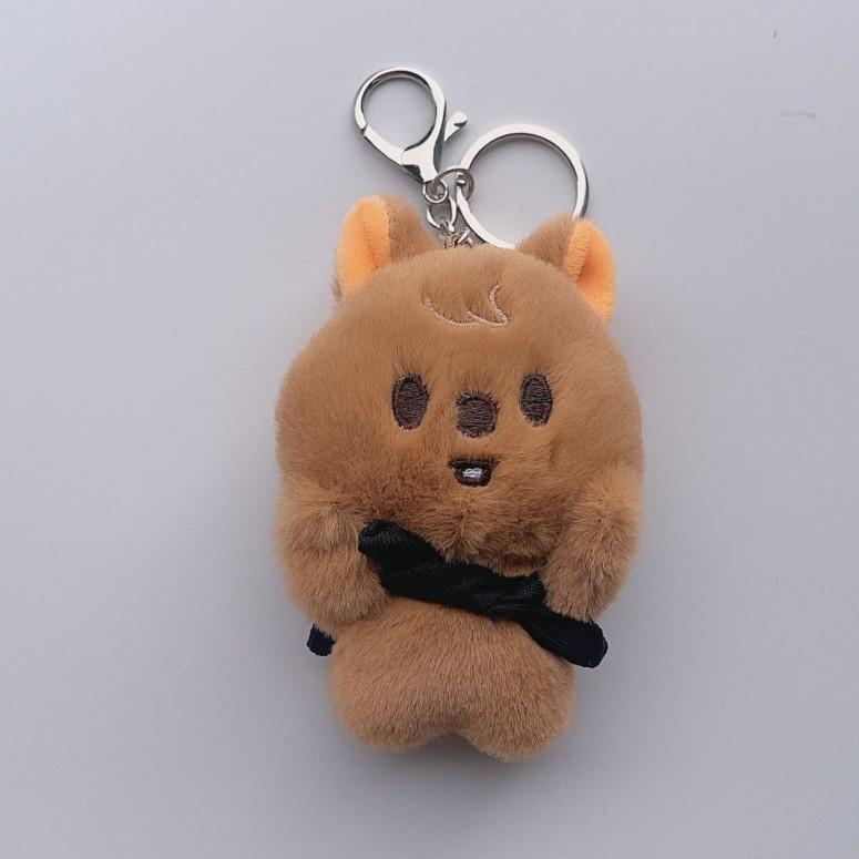 Stray Kids Children'S Plush Keychain Magnetic Suction Face Holding Pilot Doll Shawl Scarf Pendant Children'S Toy Gift