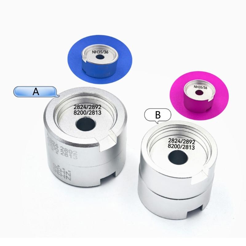 Multipurpose Watchmaker Tool with Alloy Steel Base Movement Seat Suitable for Professional Watch Repair and Assembly