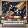 Custom Name Text Tapestry Penrith Panthers Personalized Polyester Wall Tapestry For Bedroom And Room