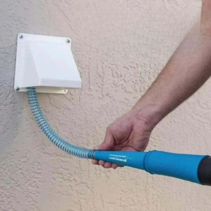 Dryer Vent Cleaner Kit, Vacuum Attachment, Bendable Dryer Lint Remover with Guide Wire, Lint Screen Cleaning Hose