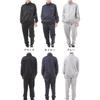 Dunlop Tracksuit Set (top and Bottom) for Men, Running Wear, Training Wear, Loungewear, Size LL,