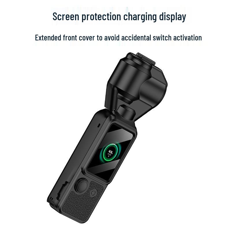 DJI Pocket 4/3 Magnetic Flip Case: Full Coverage Gimbal Protector for Sports Camera