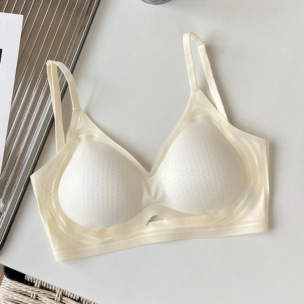 Beauty Back Women's Bra Deep V Seamless Bra Comfortable Push-Up Bra Daily Wear