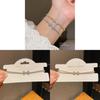 Elegant Zircon Butterfly Pendant Bracelet With Rhinestone Embellishments For Womens Fashion