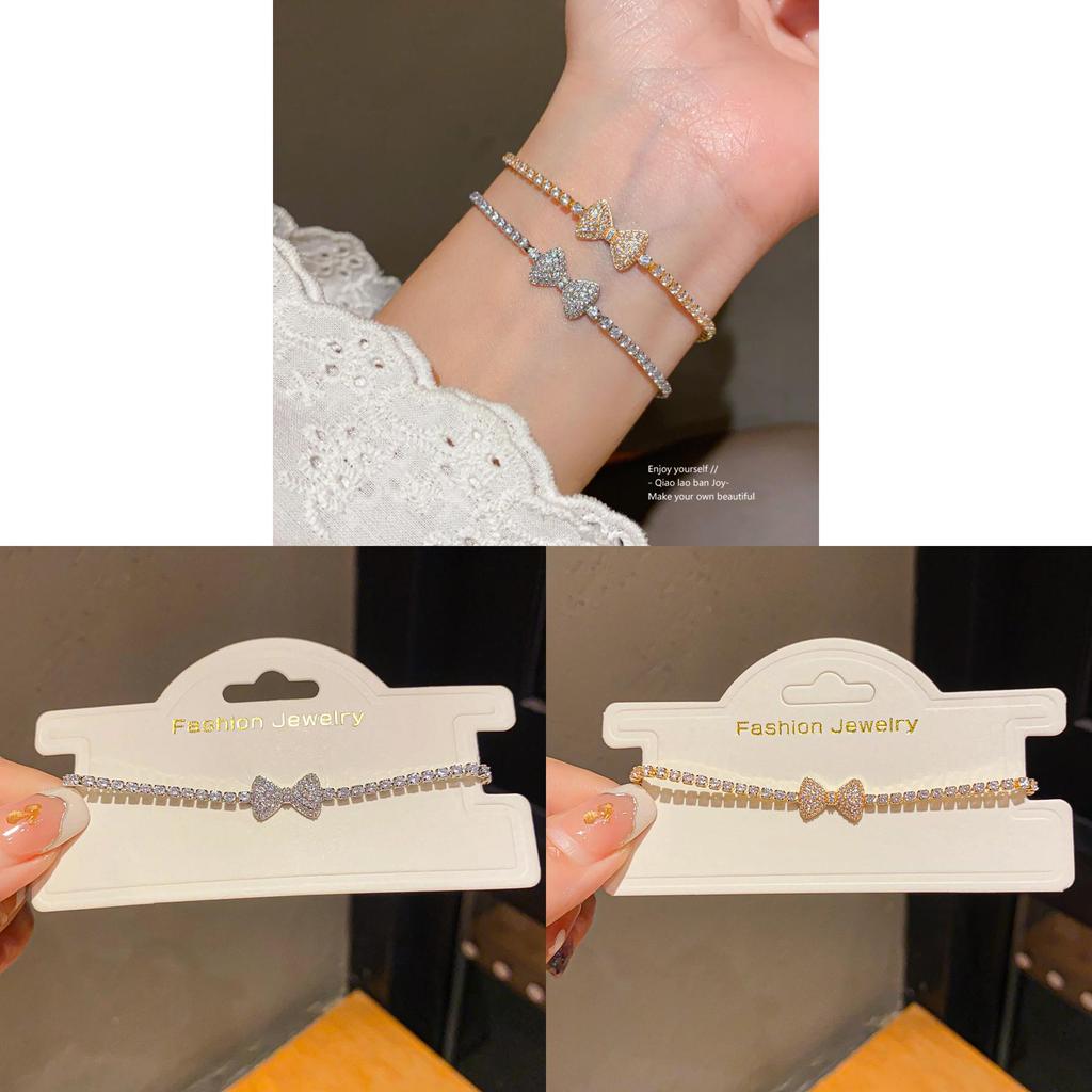 Elegant Zircon Butterfly Pendant Bracelet With Rhinestone Embellishments For Womens Fashion