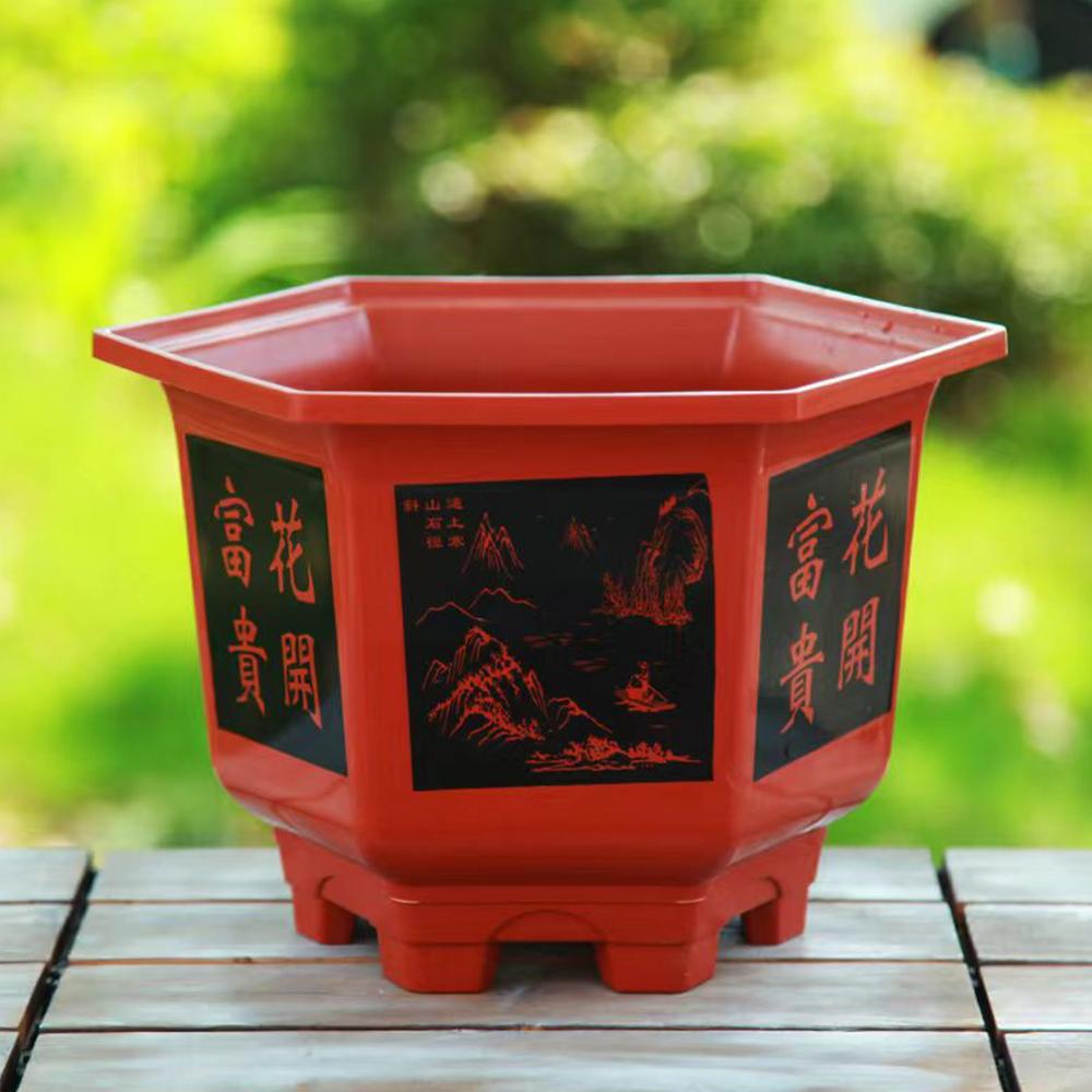 Thickened Potted Bonsai Plastic Hydroponic Planter Durable Water Planting Pots