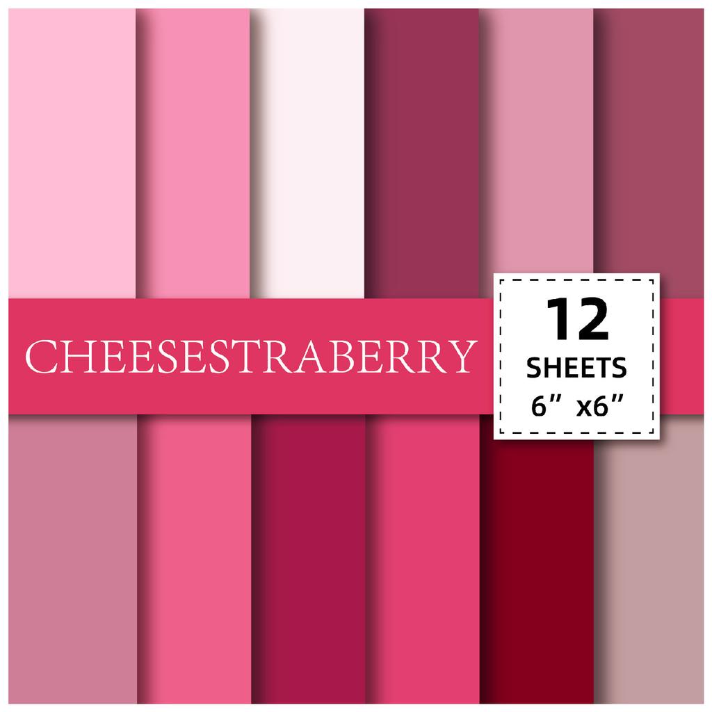 12 Packungen Lila einfarbiges Hintergrundpapier, Einfaches einfarbiges Ziegelpuder, Morandi Valentinstag Handbuch Materialpapier