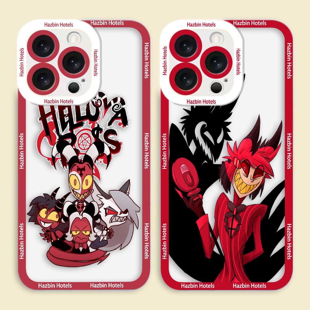 Anime H-Hazbin H-Hotels Phone Case For Xiaomi POCO X7 X6 X5 X4 X3 NFC GT F3 F5 M6 M4 M3 11 11T PRO LITE NE Clear TPU Case Shell