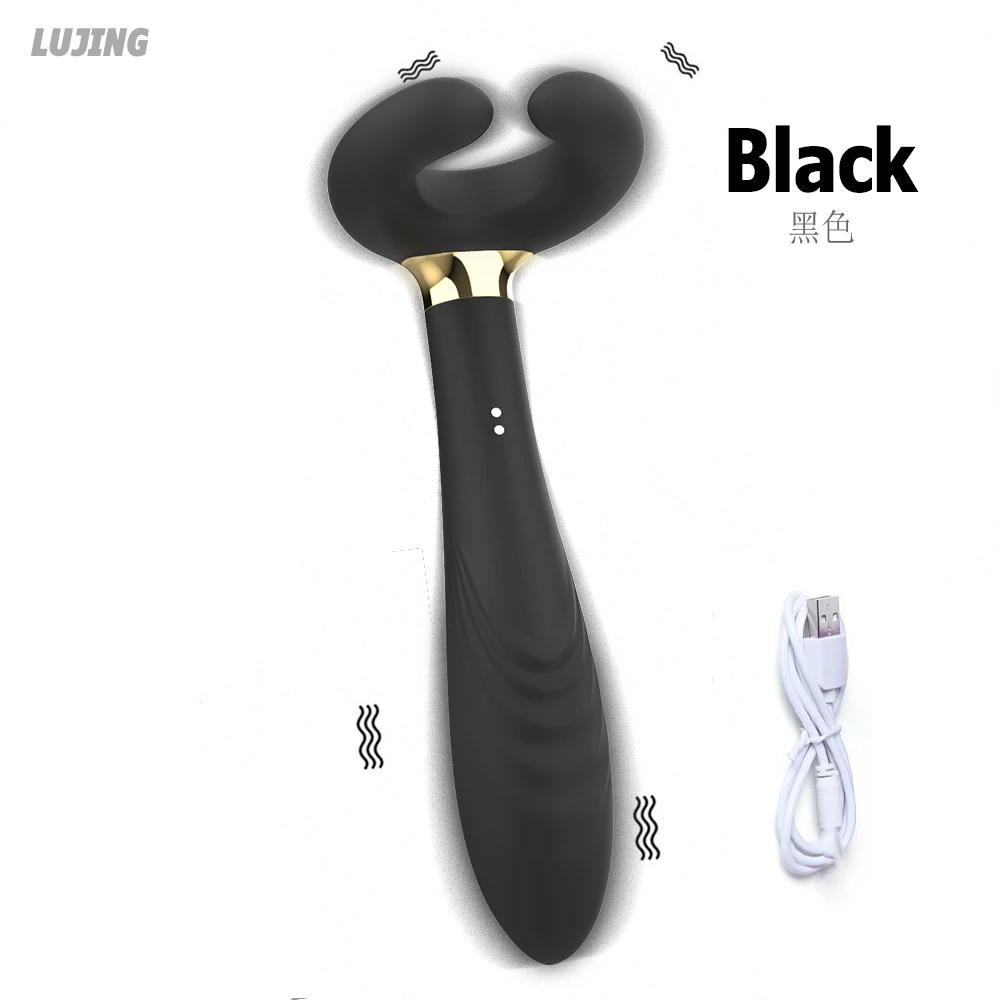 Penis Masturbator G Spot Vibrator Double Penetration Clit Clitoral Dildo Vibrador Juguetes Sexul3s Adult Sex Product for Couples