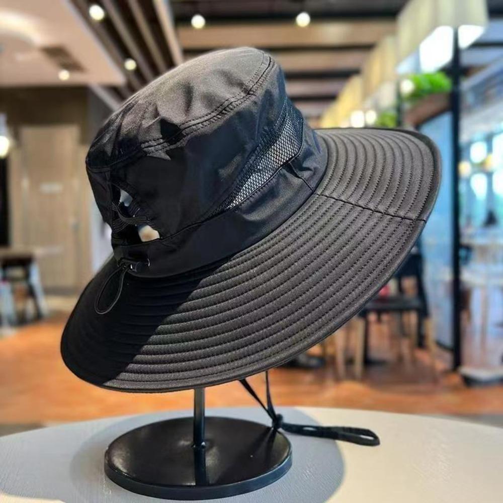 Adjustable Sunscreen Hat Anti-UV Beach Hat Fashion Visor Cap  Gift