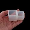Square Crystal Pendant Silicone Mould Jewelry Making Tools Resin Mold Cube Molds