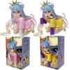 NUOVO 10CM In Stock Carino NO GAME NO LIFE Shiro Figure Animazione Ornamenti Modelli da Collezione Giocattoli Regali Regalo di Natale